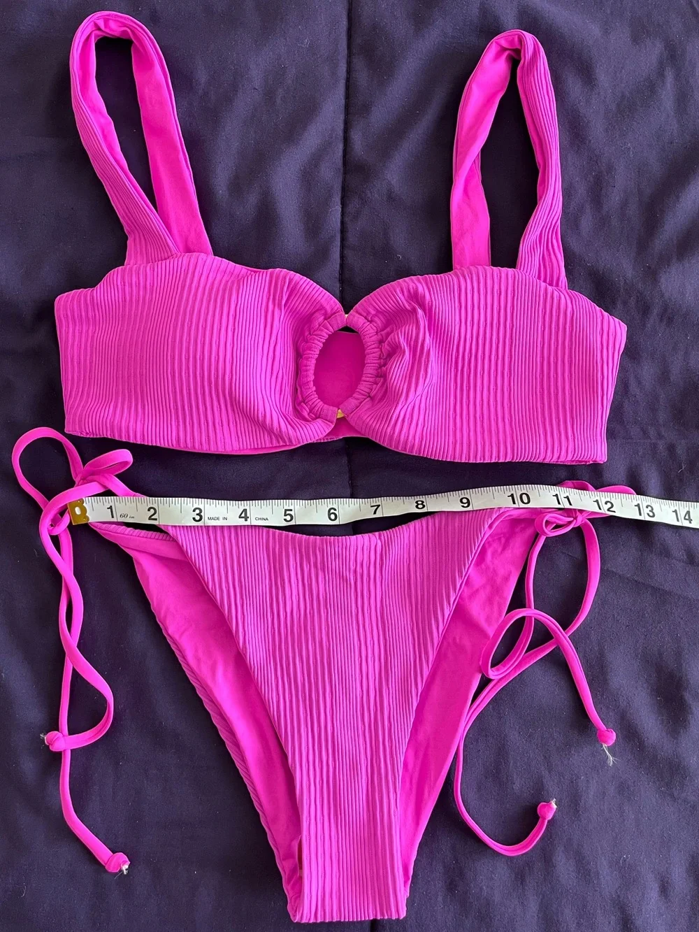 L*Space Bikini Set Willow Bikini Top & Lennox Bikini Bottoms - Medium Swimwear